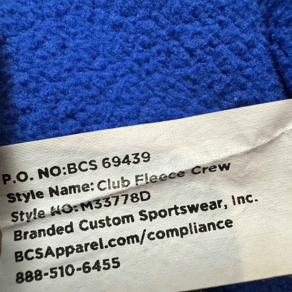 Nike Club Fleece‎ Crewneck Pitt Panther College Football Royal Blue Sweatshirt